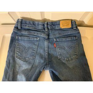Levis 710 Super‎ Skinny Jean Size 10 Medium Wash Denim